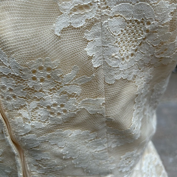 Vintage 1960s wedding or mother of bride dress & jacket Clifton Wilhite M maxi - Picture 14 of 16